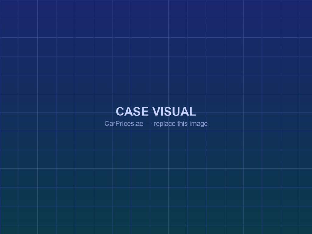 Placeholder for the CarPrices.ae case study visual